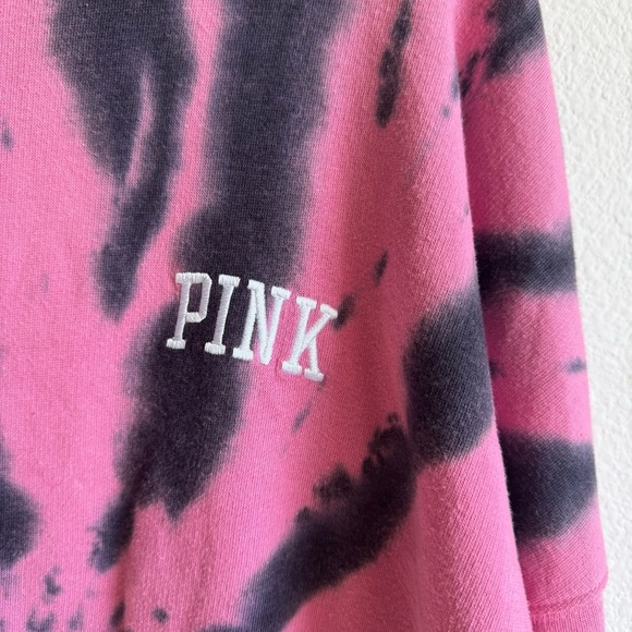 PINK Victoria’s Secret oversized acid wash crewneck sweater small - Picture 5 of 6